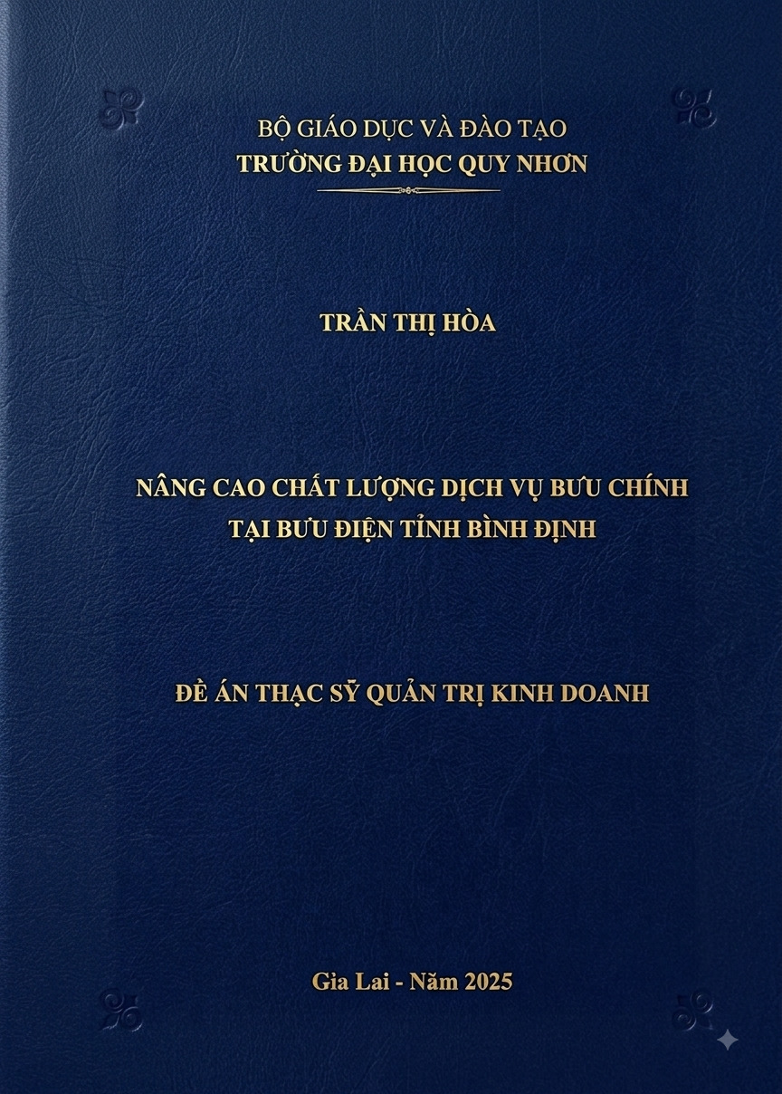 Nâng cao chất lượng dịch vụ bưu chính tại Bưu điện tỉnh Bình Định