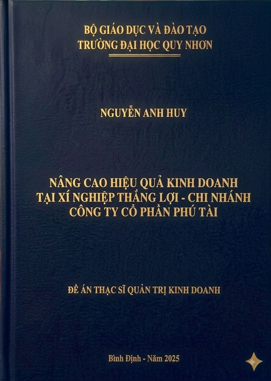 Nâng cao hiệu quả kinh doanh tại Xí Nghiệp Thắng Lợi – Chi nhánh Công ty Cổ phần Phú Tài
