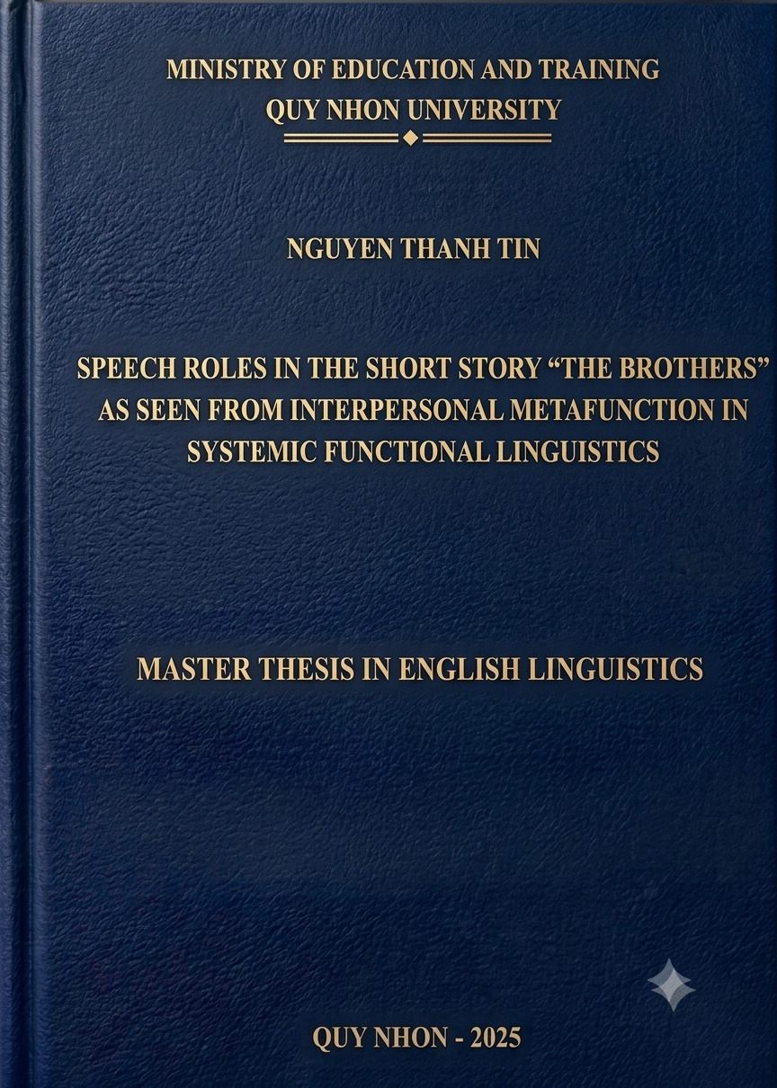 Speech Roles in the Short Story "The Brothers" as Seen from Interpersonal Metafunction in Systemic Functional Linguistics
