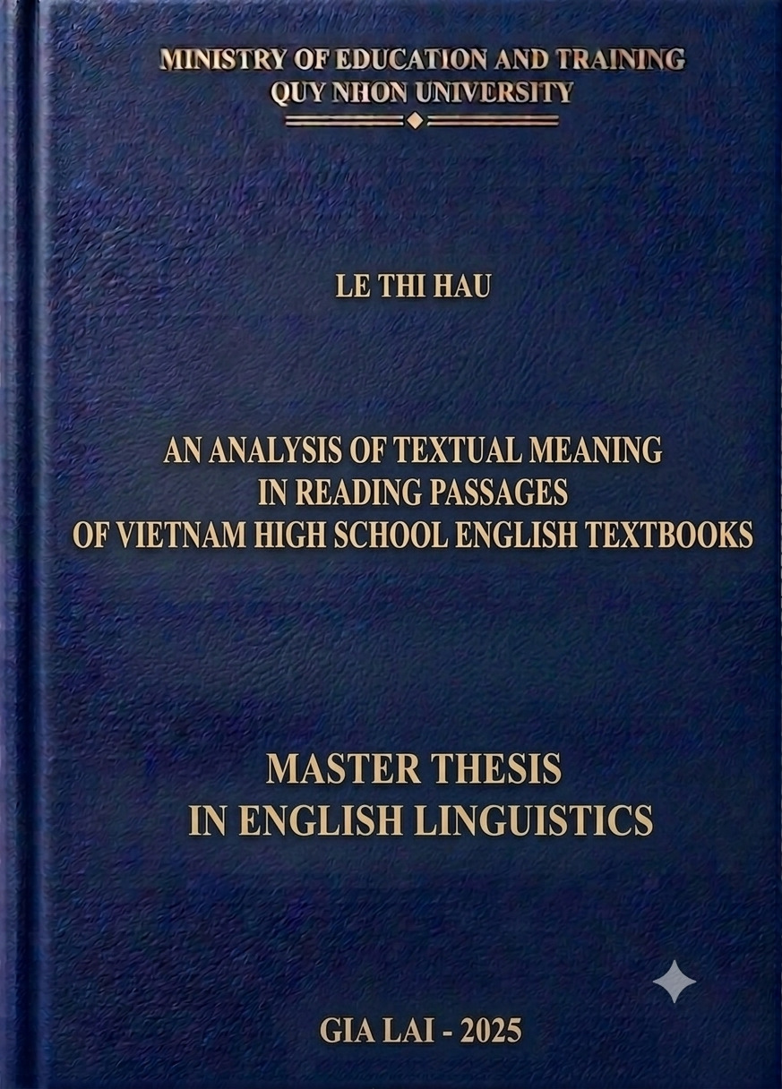 An Analysis of Textual Meaning in Reading Passages of Vietnam High School English Textbooks