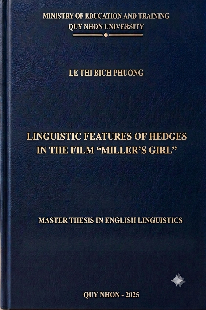 Linguistic features of hedges in the film " Miller's girl"