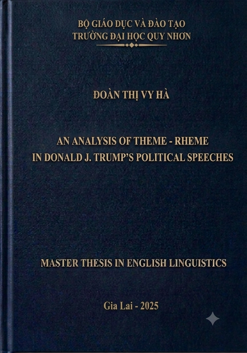 An analysis of Theme - Rheme in Donald J. Trump's political speeches